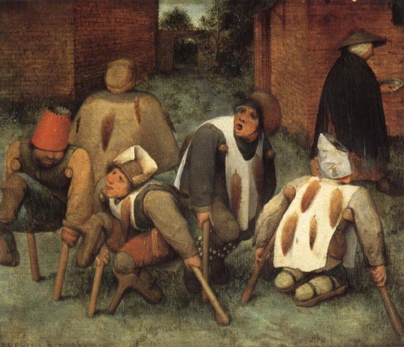 BRUEGEL, Pieter the Elder The Beggars France oil painting art
